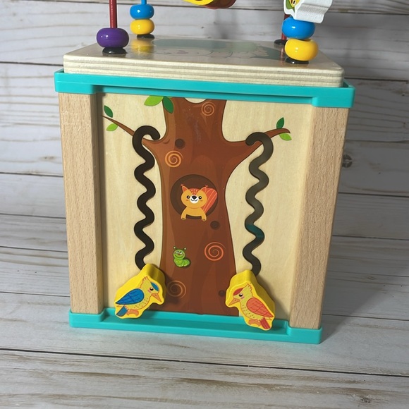 Toys Of The Wood Wooden Activity Cube Beads Maze 5 in 1 - Picture 4 of 7